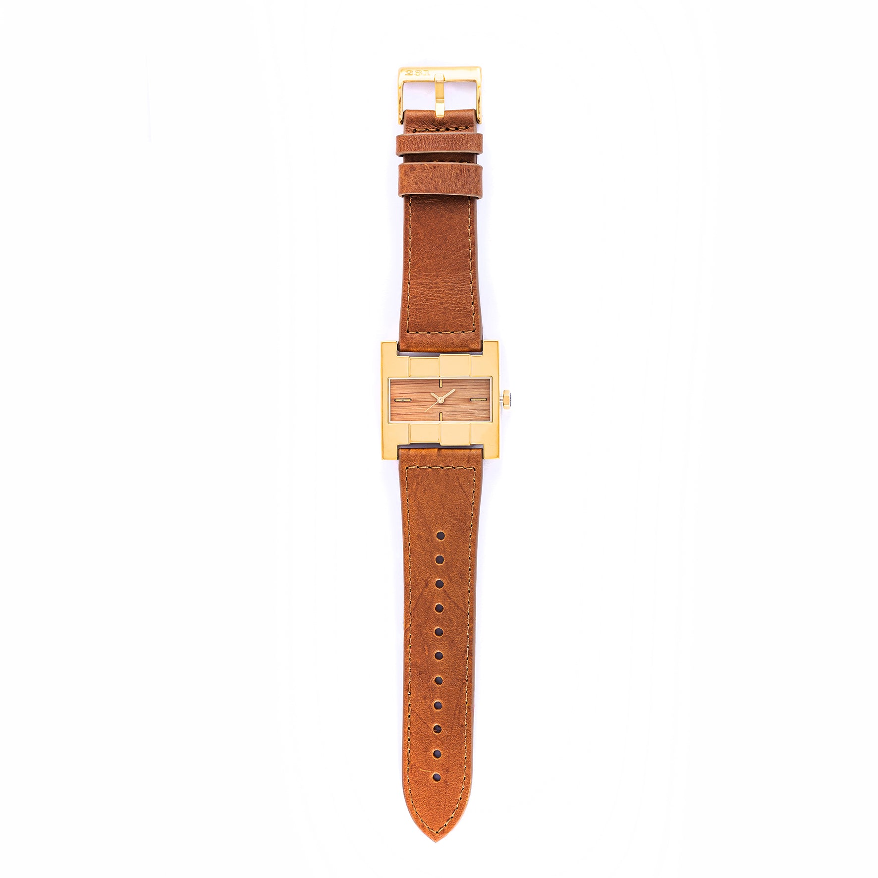 THE ASCENT GOLD BAMBOO WOOD BROWN