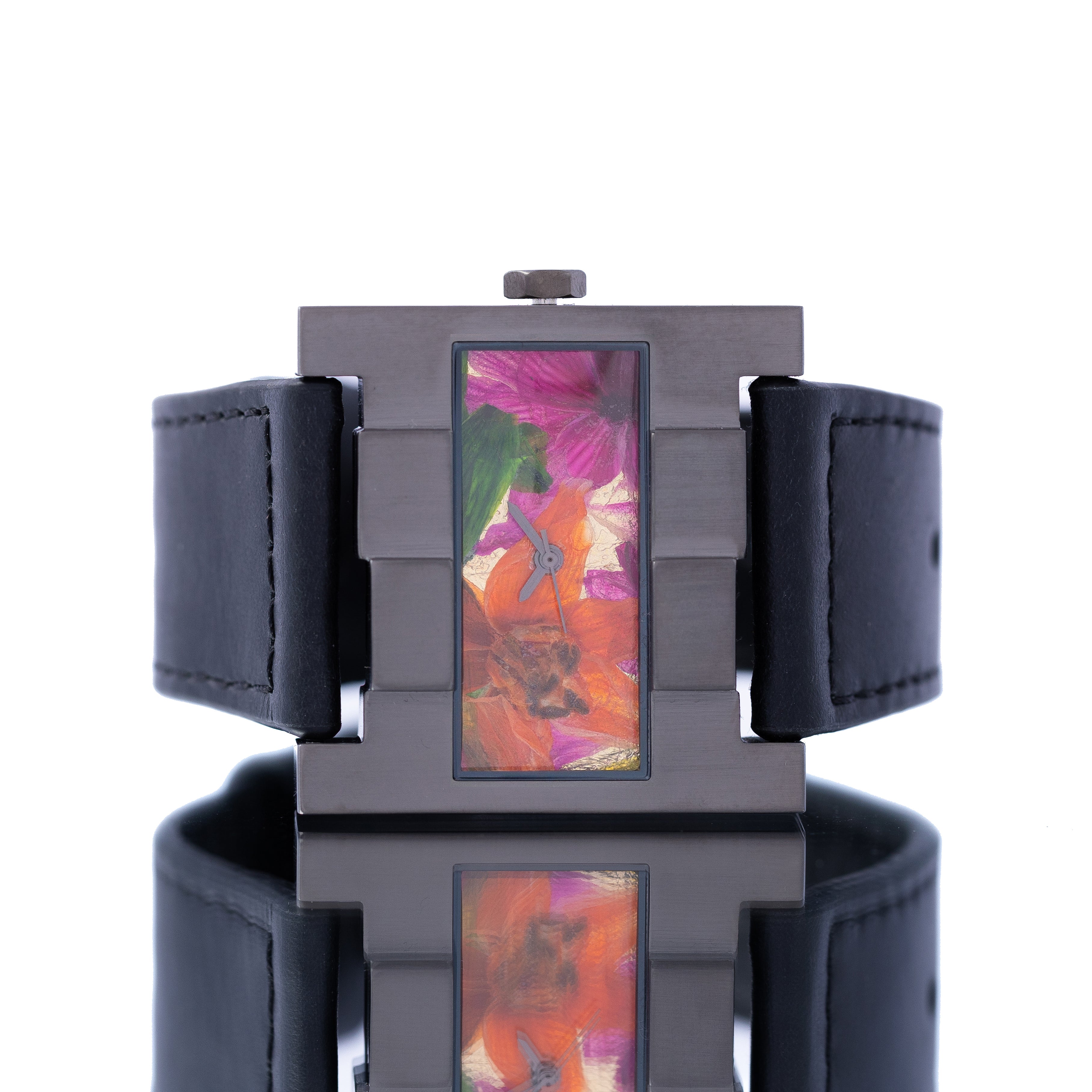 THE ASCENT GUN MULTICOLOR FLOWERS BLACK
