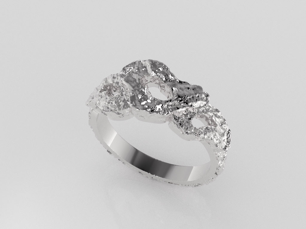 Floating Sculpture Flowers series 01 Ring