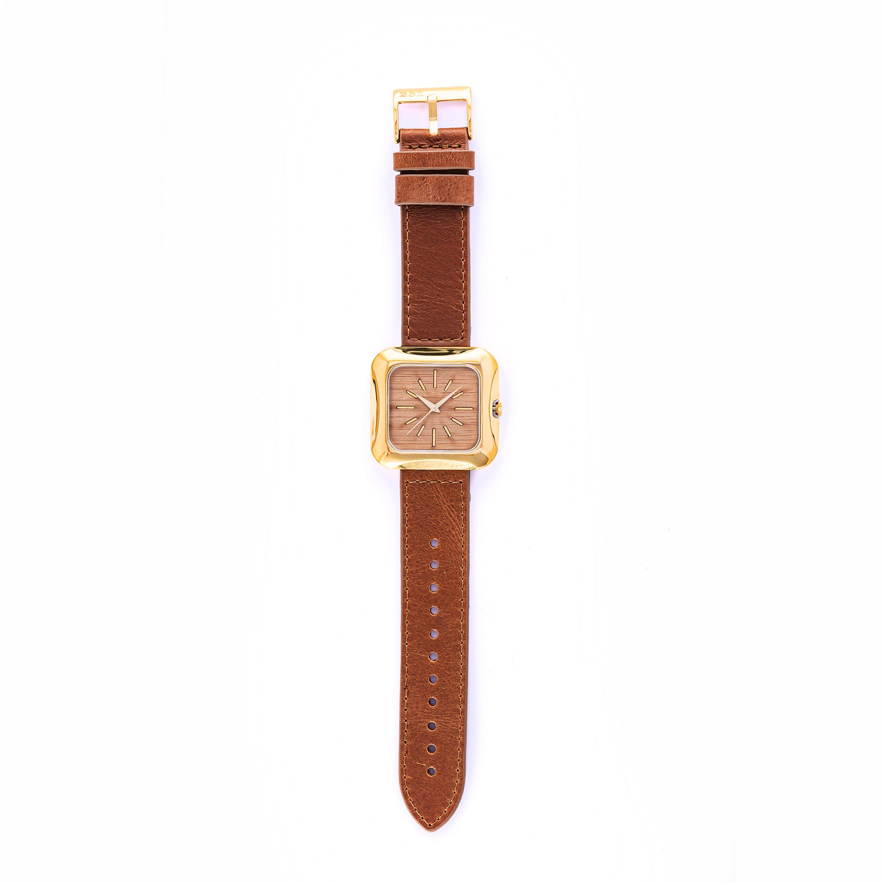 THE 15TH MOMENT GOLD BAMBOO WOOD BROWN
