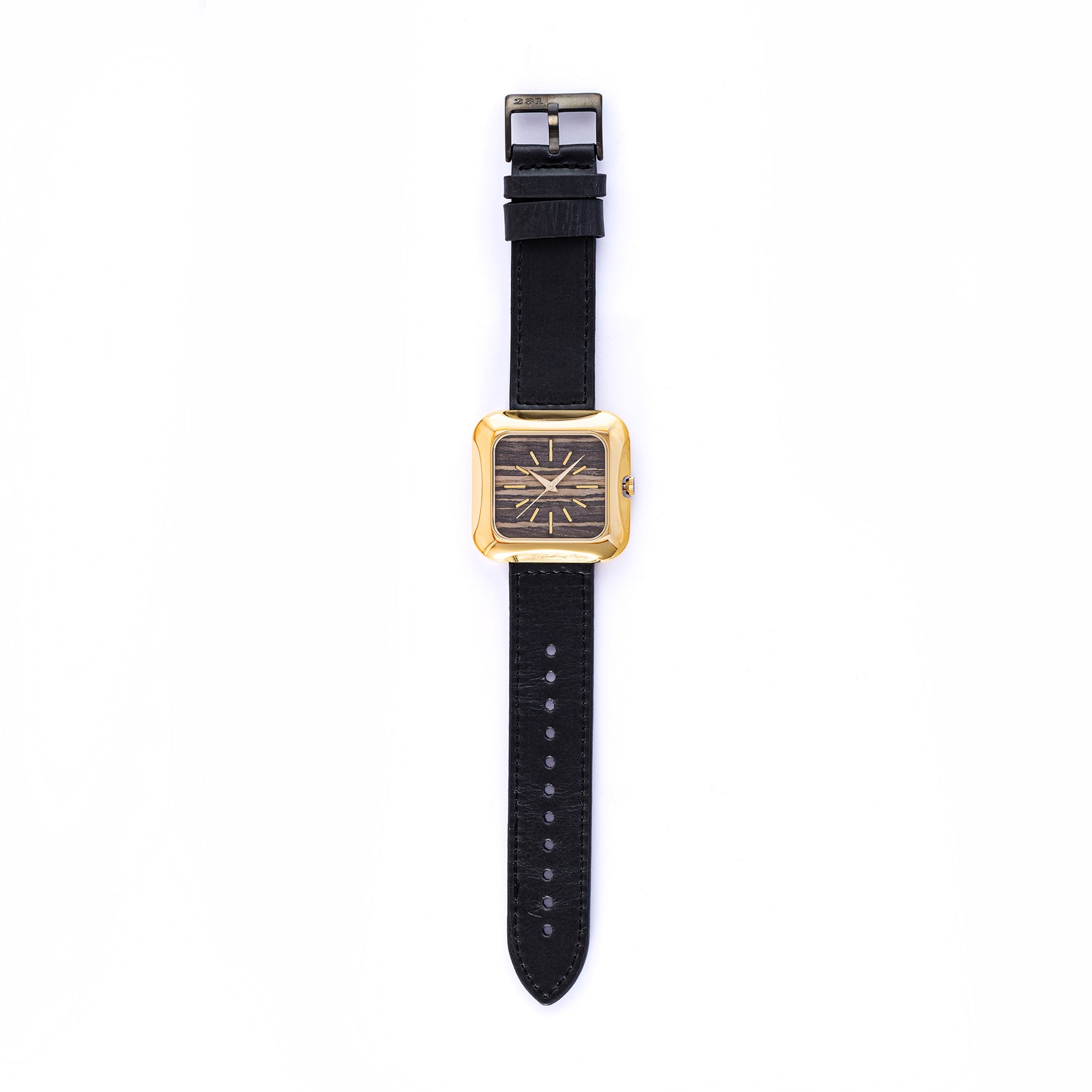THE 15TH MOMENT GOLD ZEBRA WOOD BLACK
