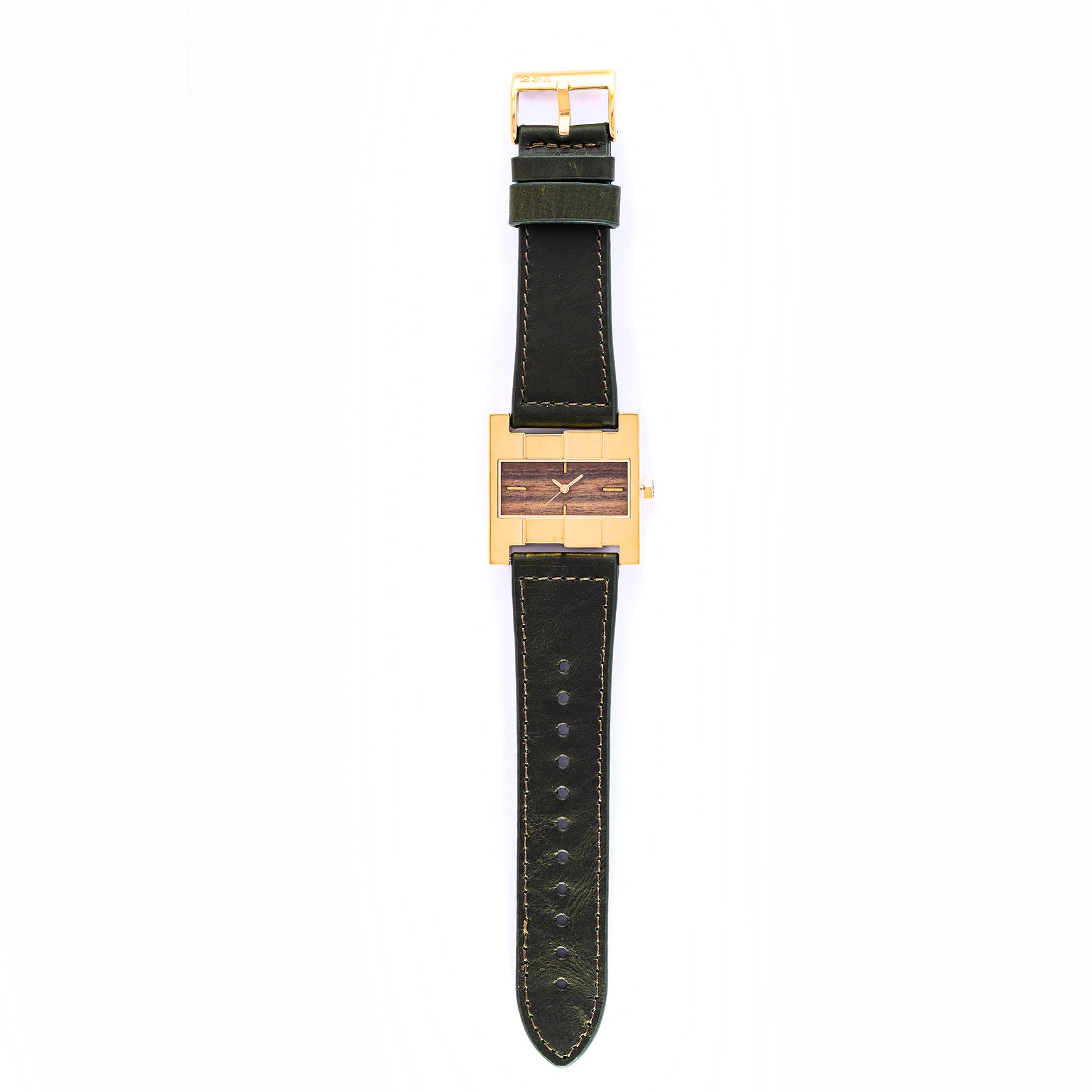 THE ASCENT GOLD PALO SANTO WOOD ARMY GREEN