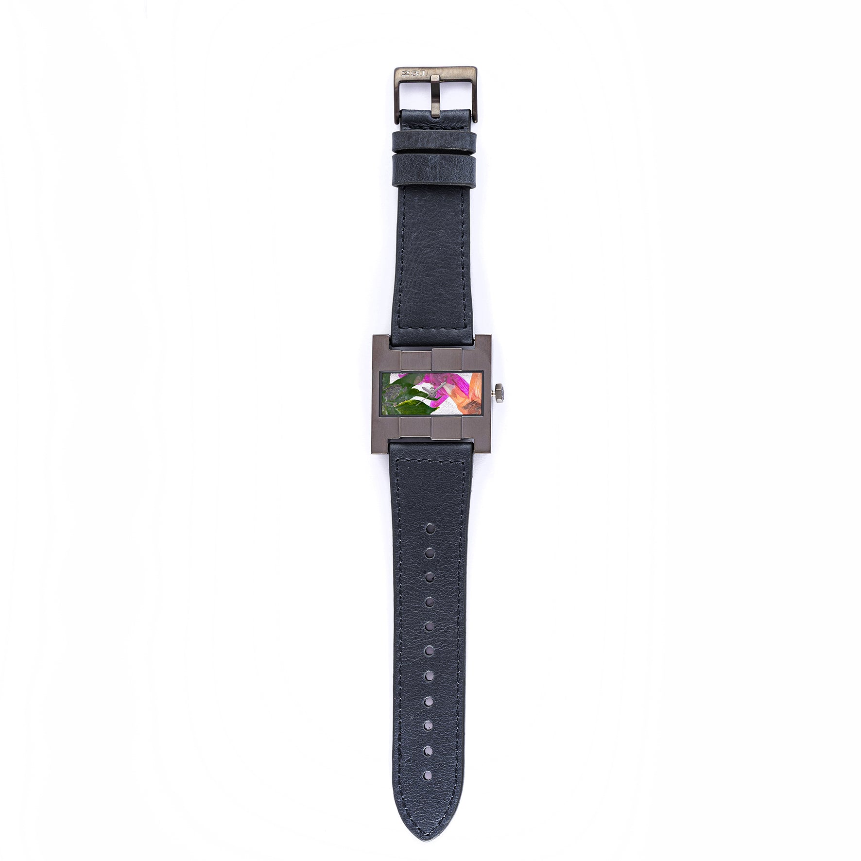 THE ASCENT GUN MULTICOLOR FLOWERS NAVY