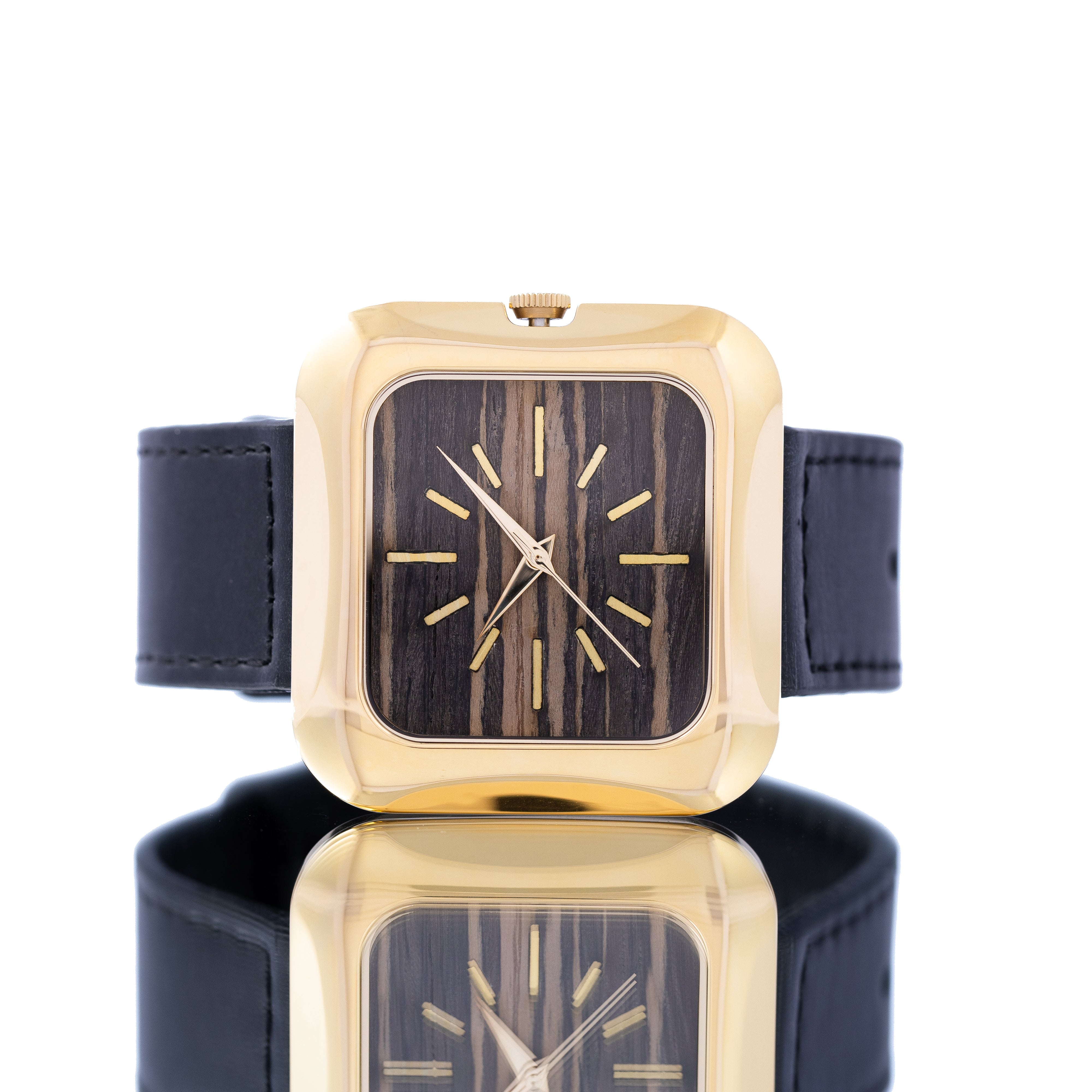 THE 15TH MOMENT GOLD ZEBRA WOOD BLACK