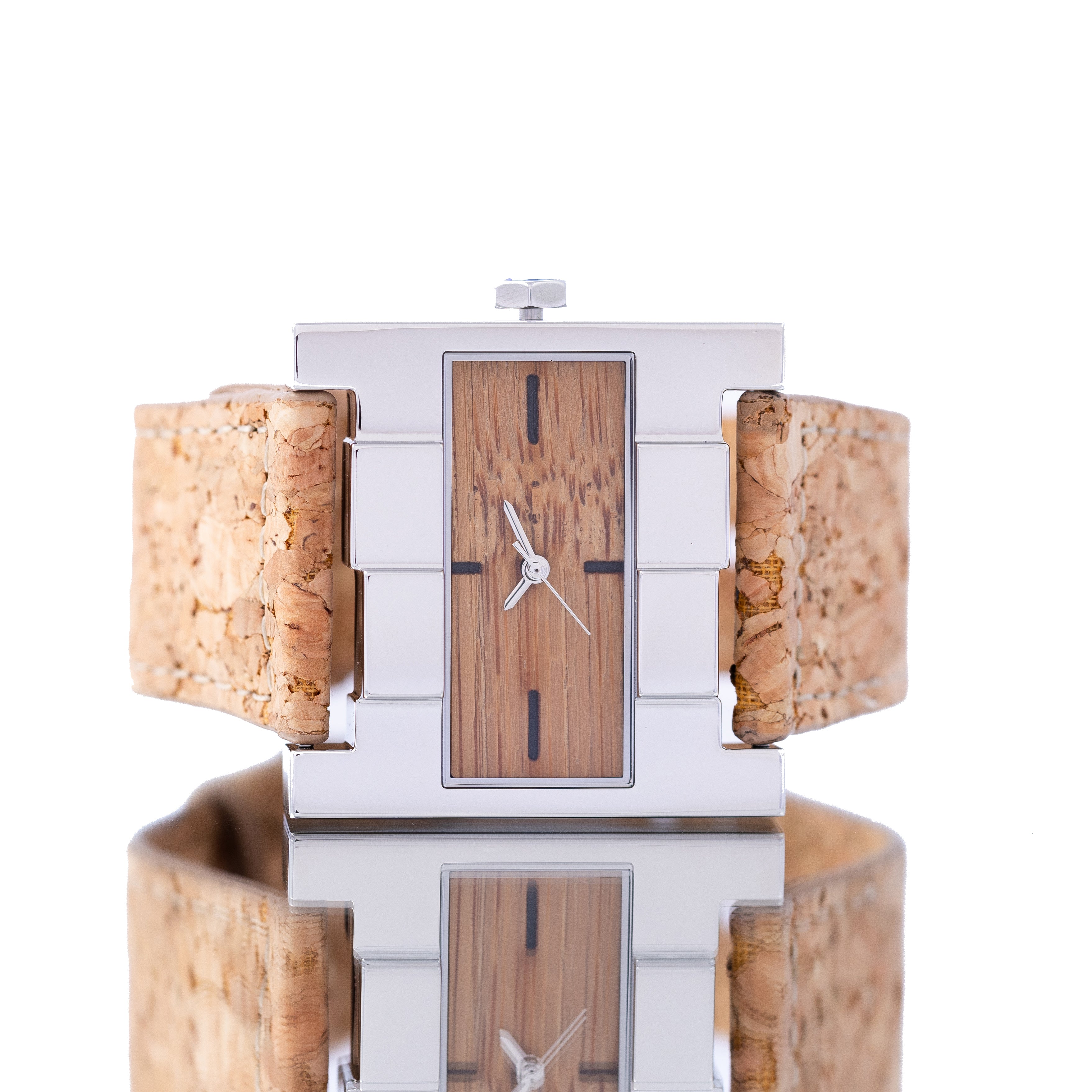 THE ASCENT SILVER BAMBOO WOOD CORK